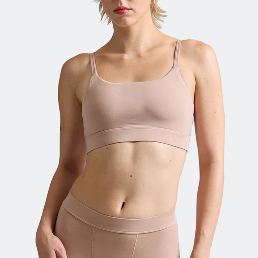 Women’s Luxe Seamless Bralette – Chai | Soft Lightweight Support Bra with Adjustable Straps